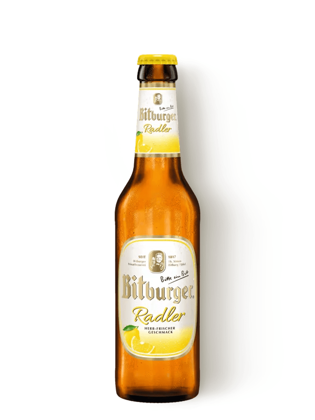 Bitburger Radler  in der Flasche