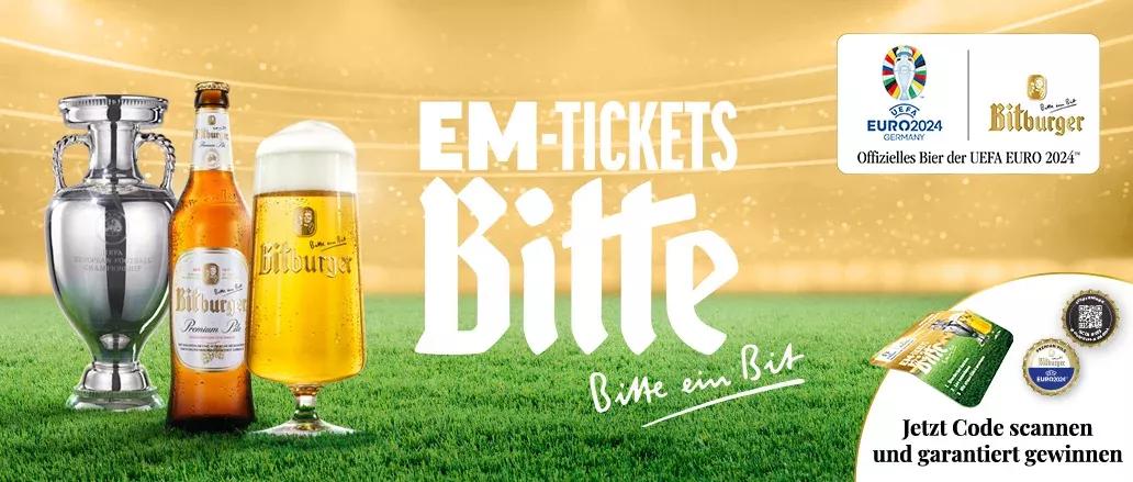 Gewinne mit Bitburger zur UEFA EURO 2024™!