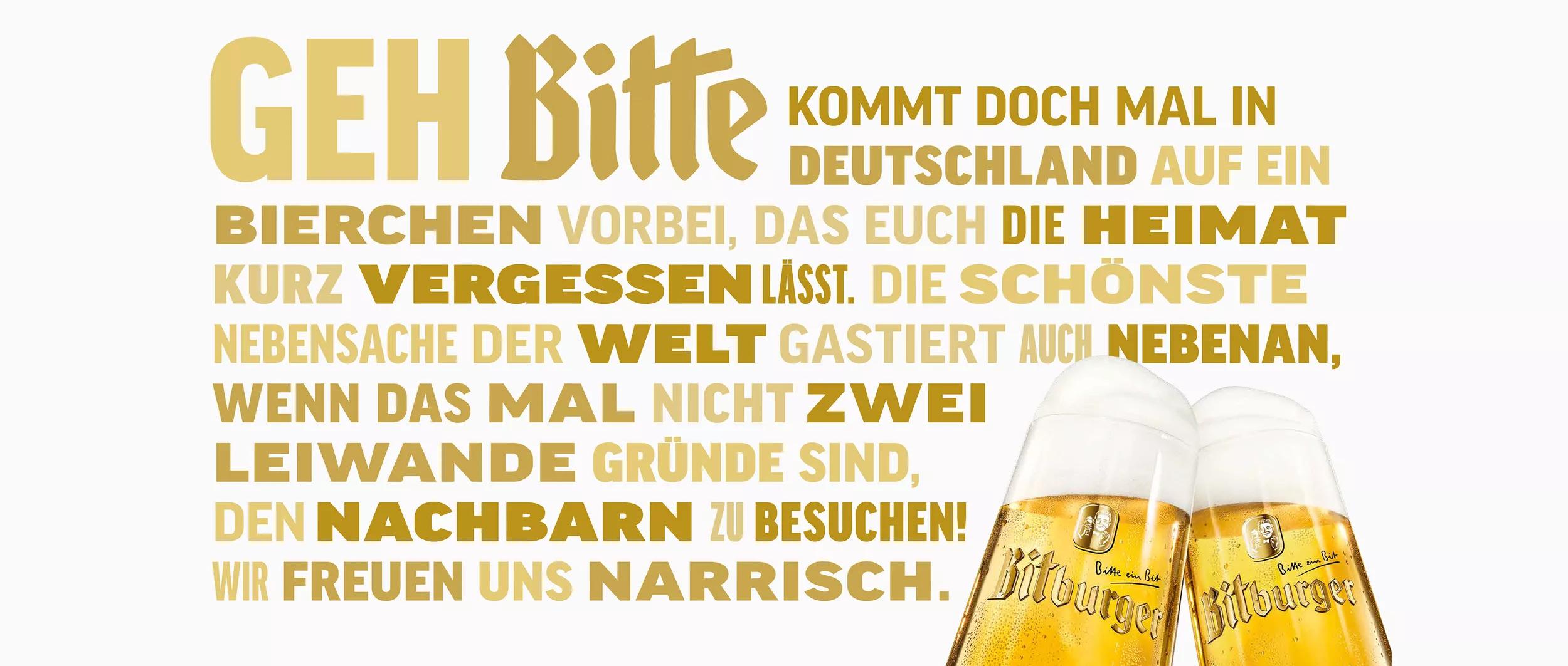 Bitburger Kampagne International