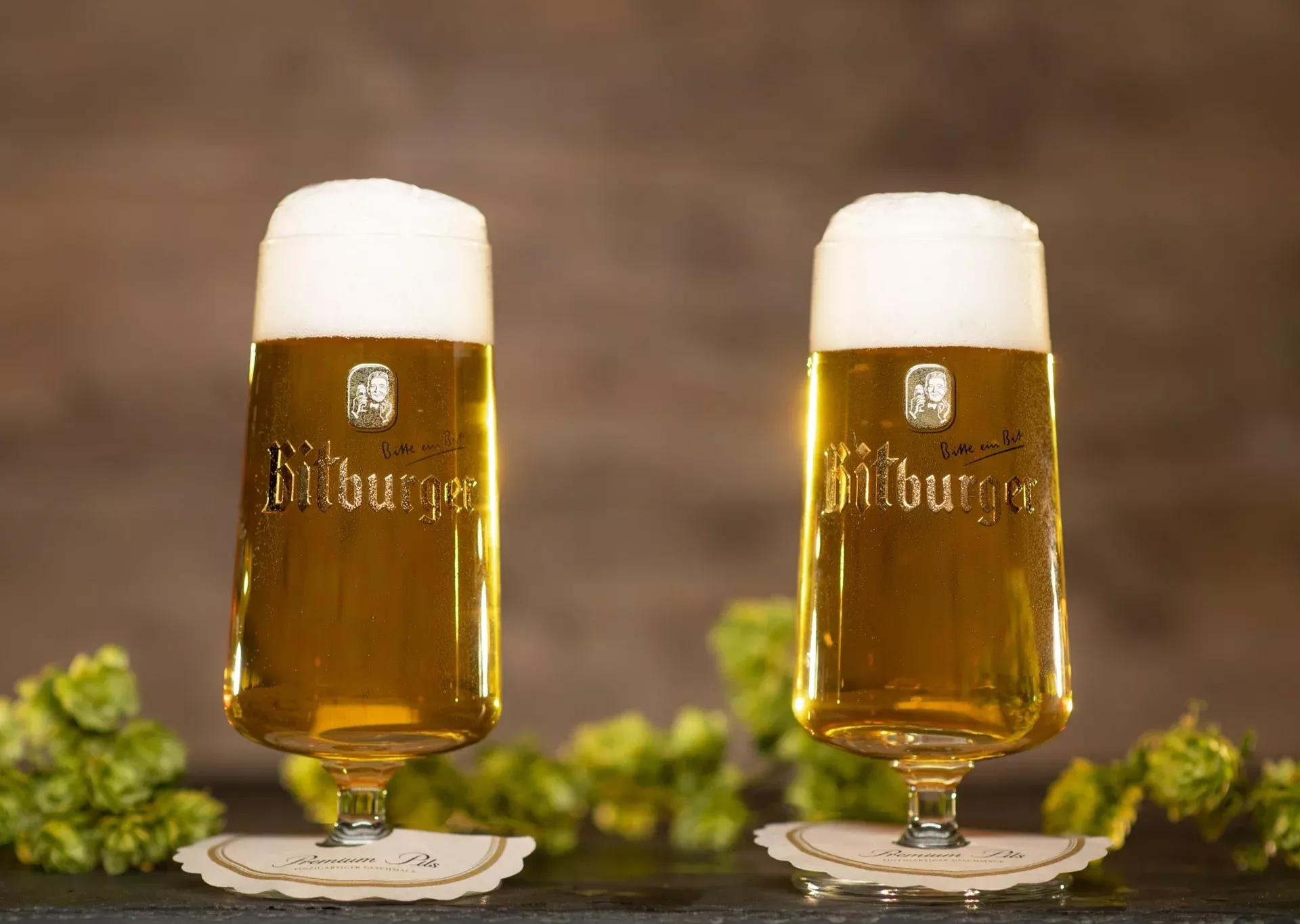 Bitburger Pilsgläser