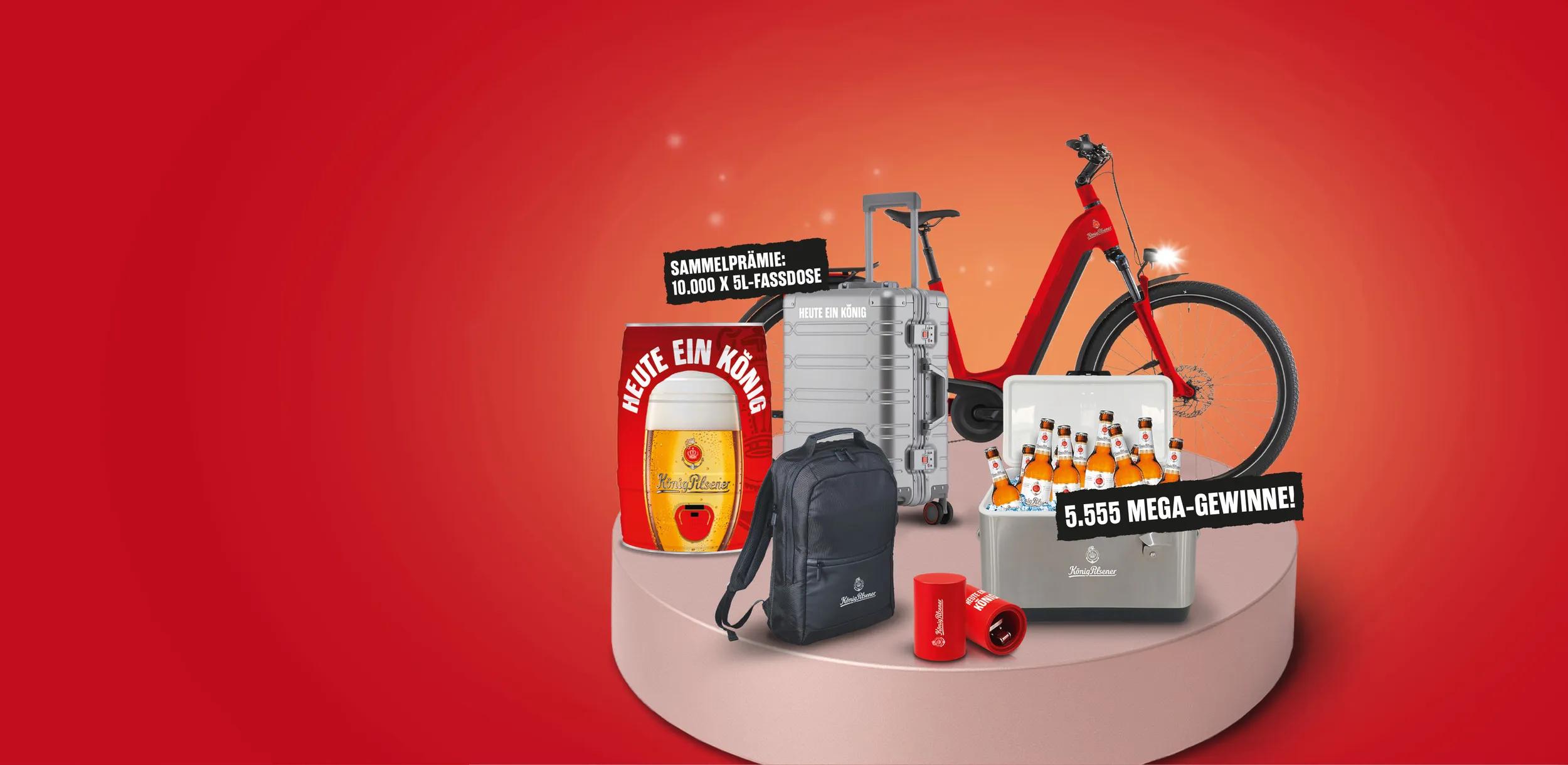 Headerbild der König Pilsener Kassenbonaktion 2026 mit Gewinnen