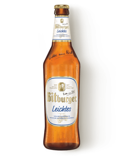 Bitburger Leichtes in der Flasche