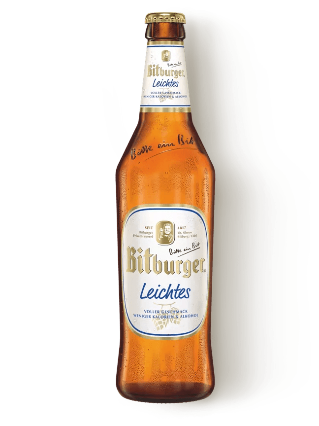 Bitburger Leichtes in der Flasche