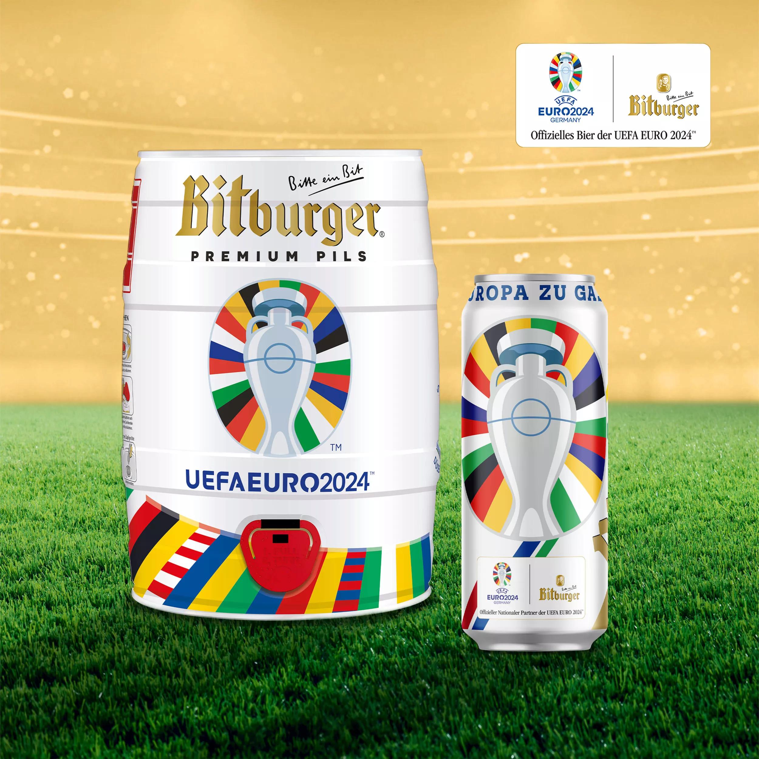 Limited EM-Edition Premium Pils von Bitburger