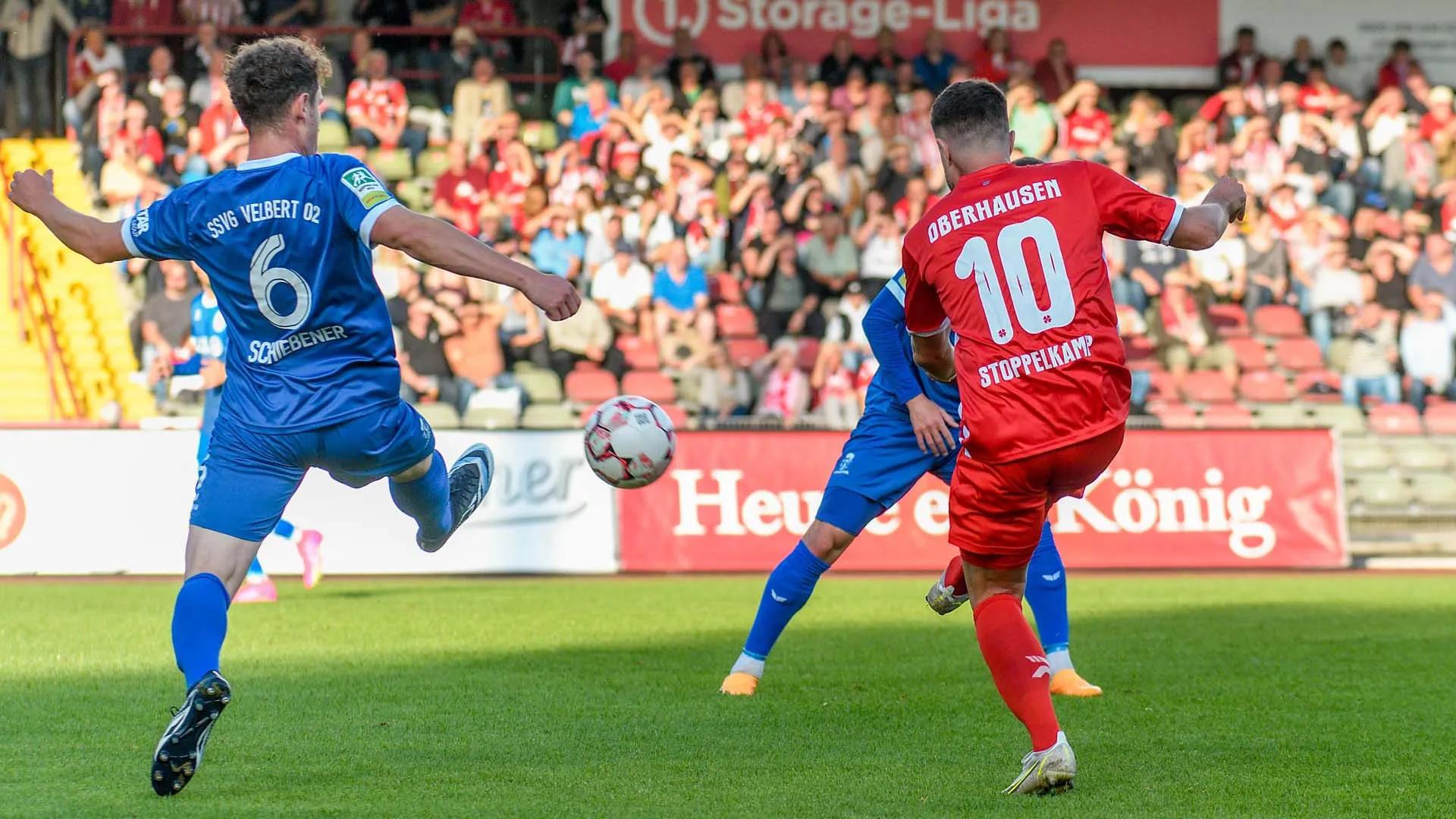 Fußballspiel mit RW Oberhausen