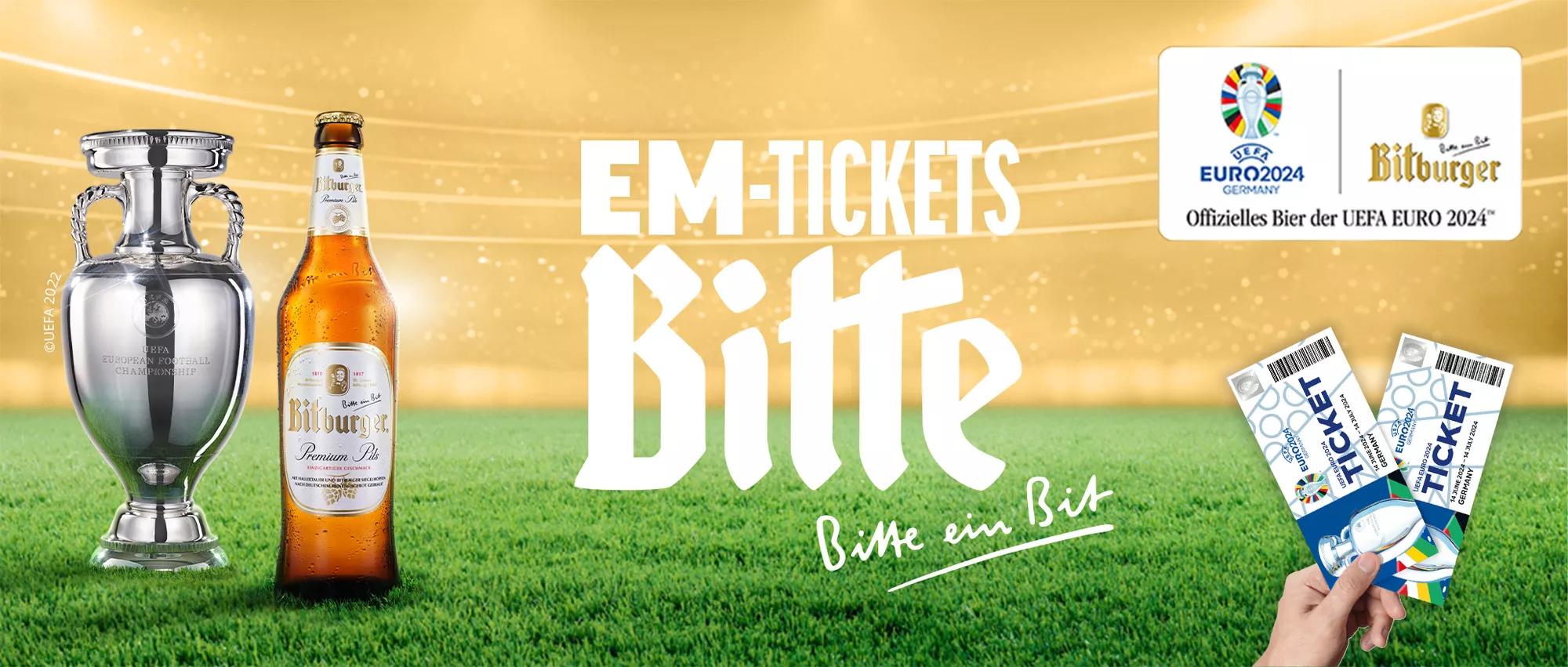 Bitburger Gewinnspiel für UEFA Euro 2024  Banner