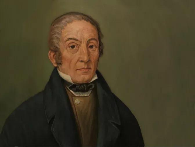 Gemälde von Johann Peter Wallenborn, dem Gründer der Bitburger Brauerei im Jahr 1817.